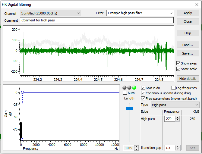 FIR Filtering