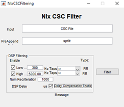 Nix csc filter